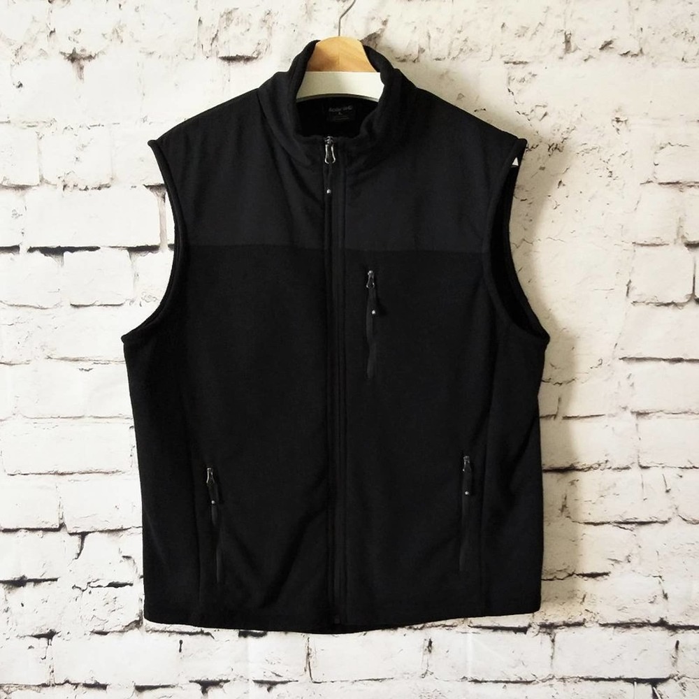 Solaris Full-Zip Fleece Vest Black L